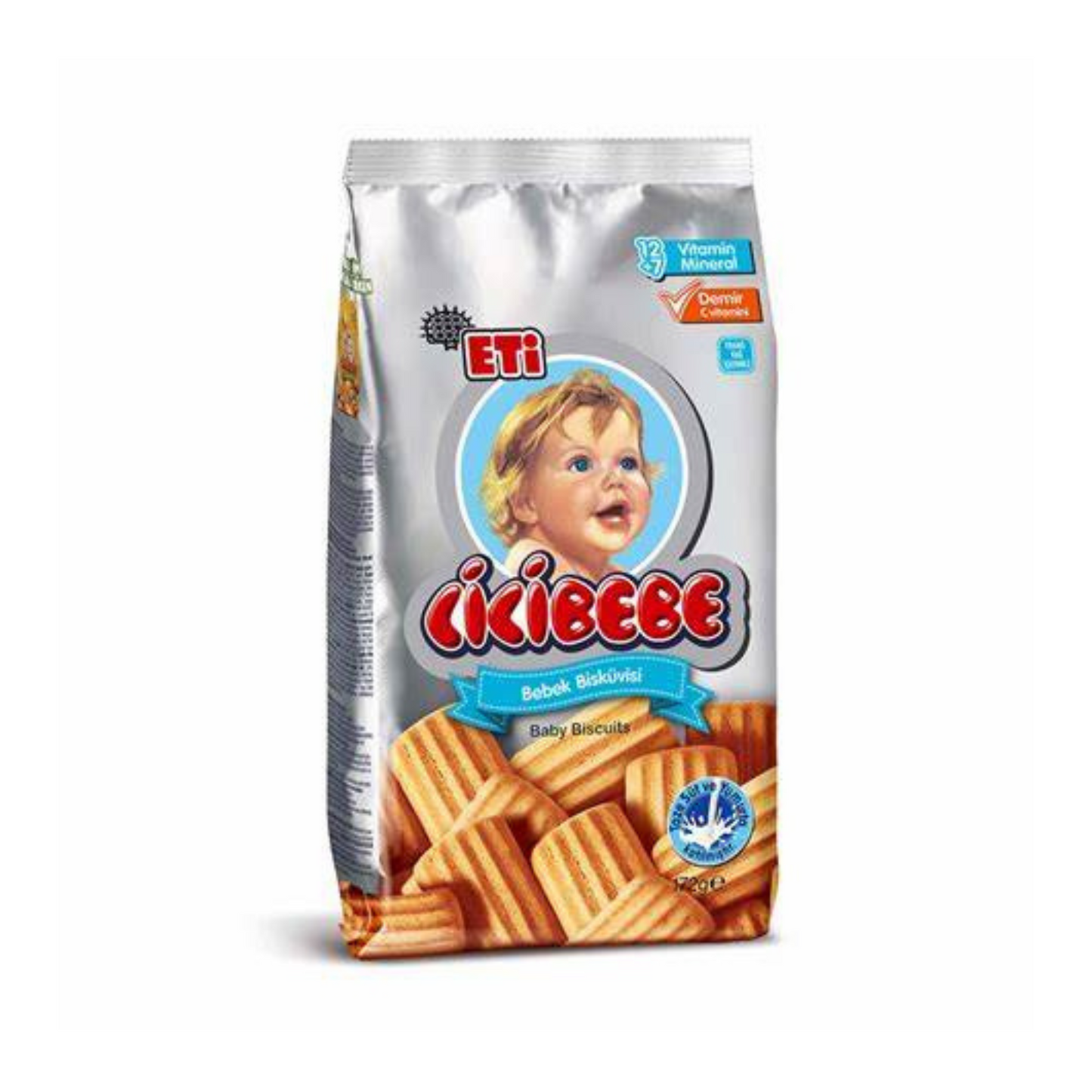 Eti Cicibebe – Babykekse mit Milch und Vitaminen 172g