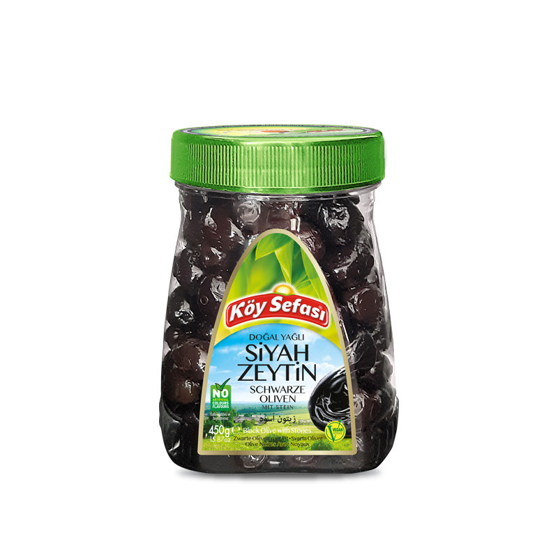 KÖY SEFASI iSCHWARZES OLIVENÖL NATÜRLICH SELE EXTRA 450g 321-350 XSMALL