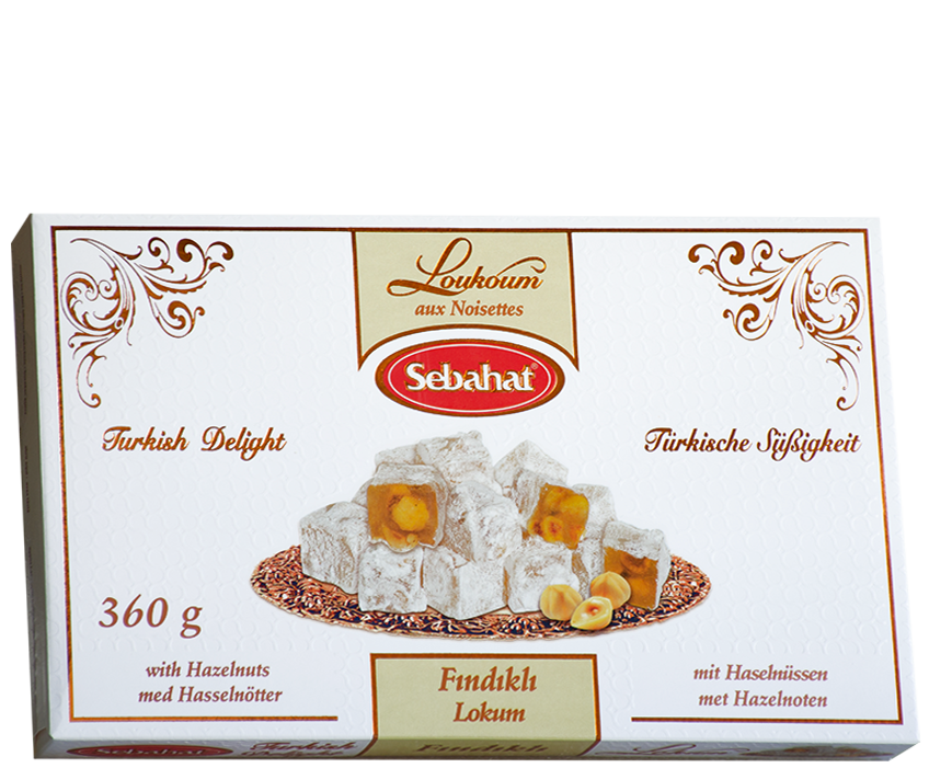 Sebahat Lokum mit Haselnuss 400g
