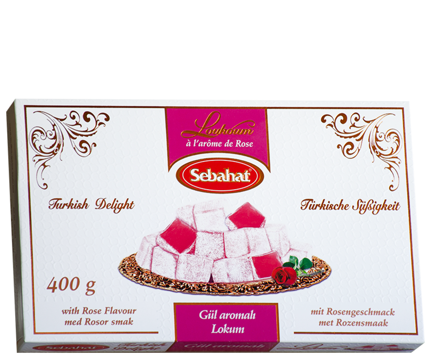 Sebahat Sade Lokum mit Rose 400g