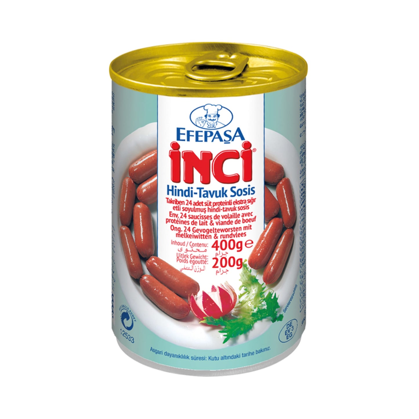 Efepaşa Inci Sosis 400g