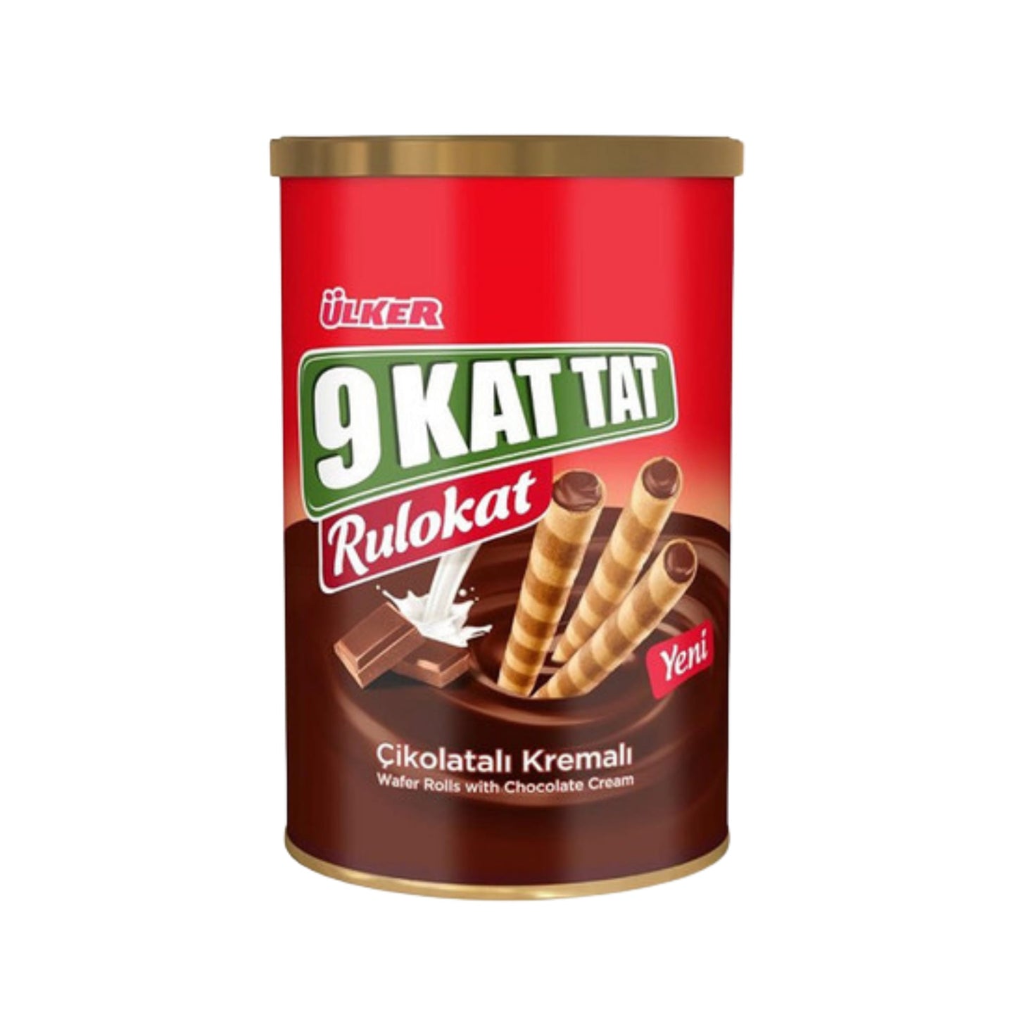Ülker Rulokat Waffelröllchen mit Schokoladencreme / Ülker Rulokat Çikolatalı Kremalı Gofret