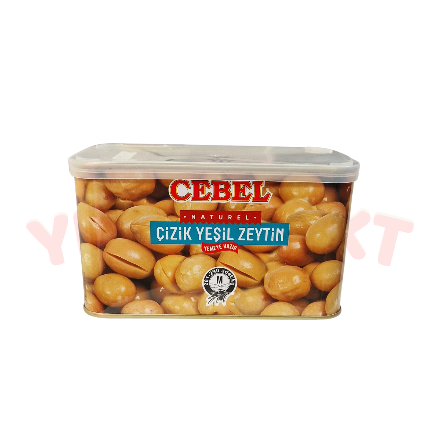 M Kaliber 261-290 Zerkratzte grüne Oliven ca. 700 g