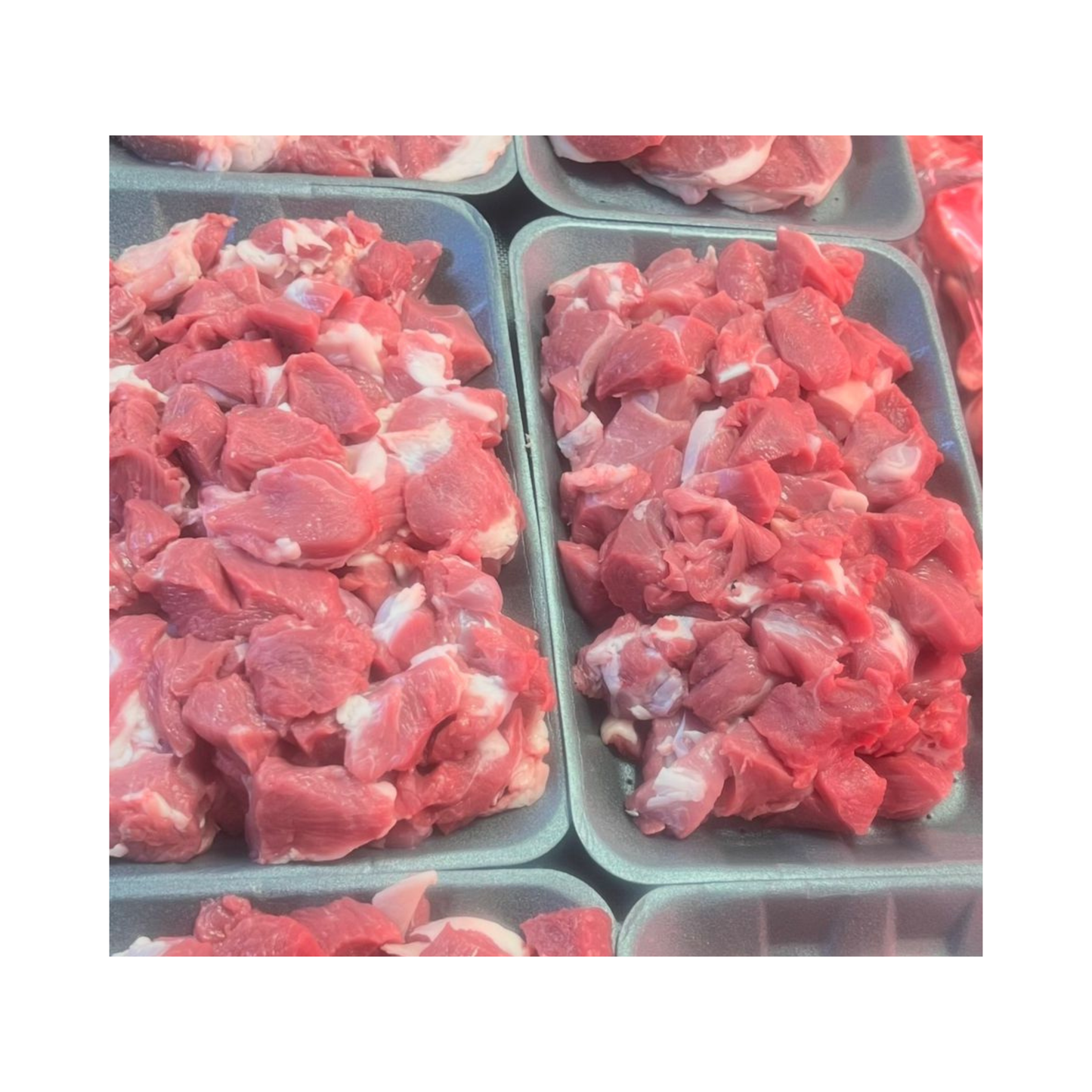 Lamm Gulasch ohne Knochen – Halal