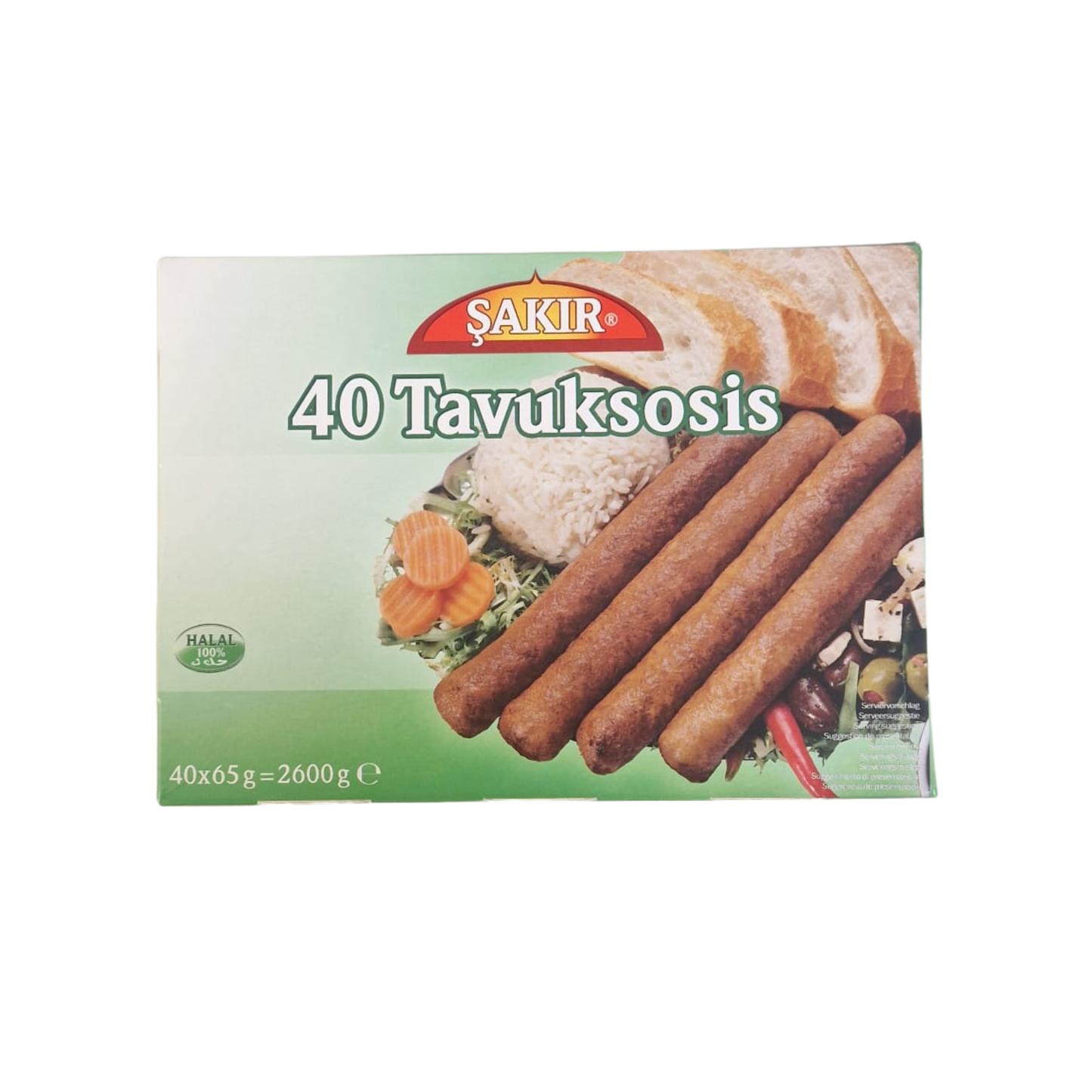 🌭 Şakir 40 Tavuksosis – Doppelt so viele Würstchen