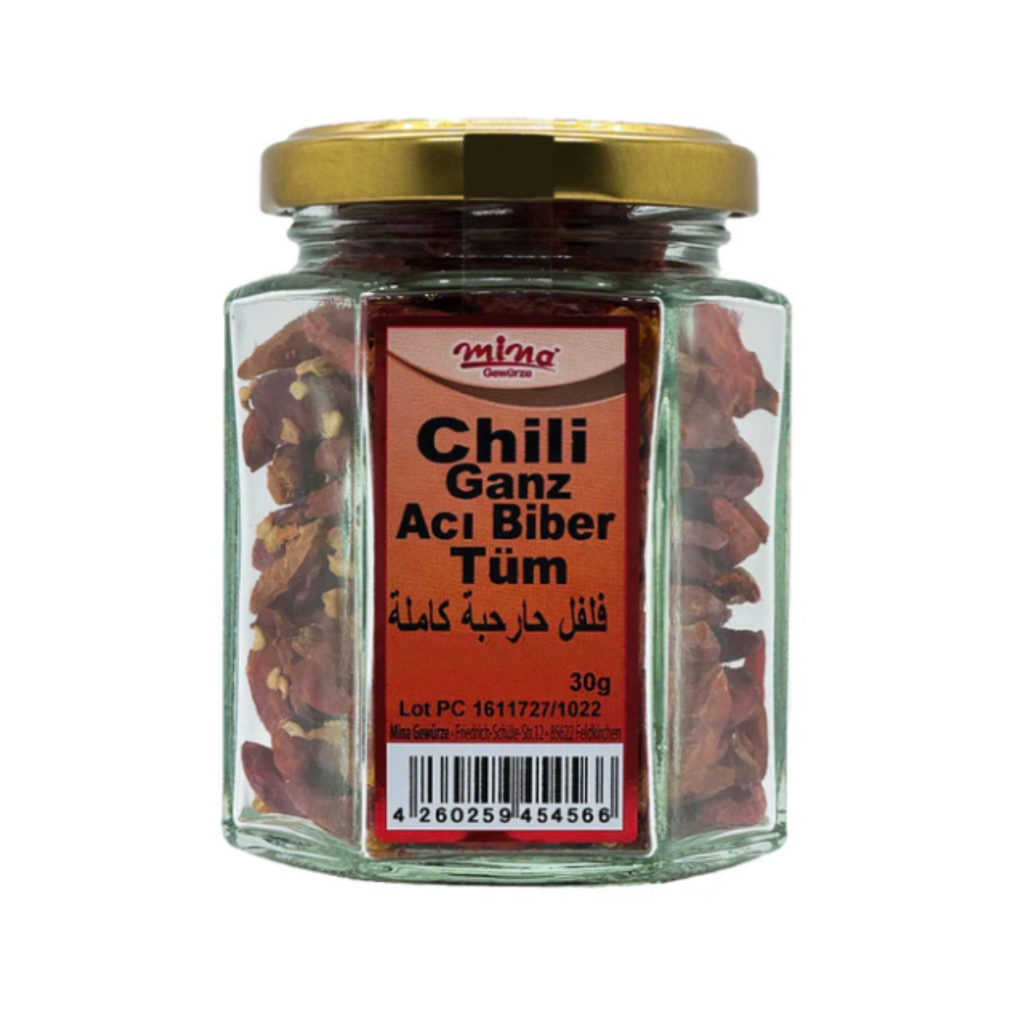 Chili Ganz-Acı Biber Tüm