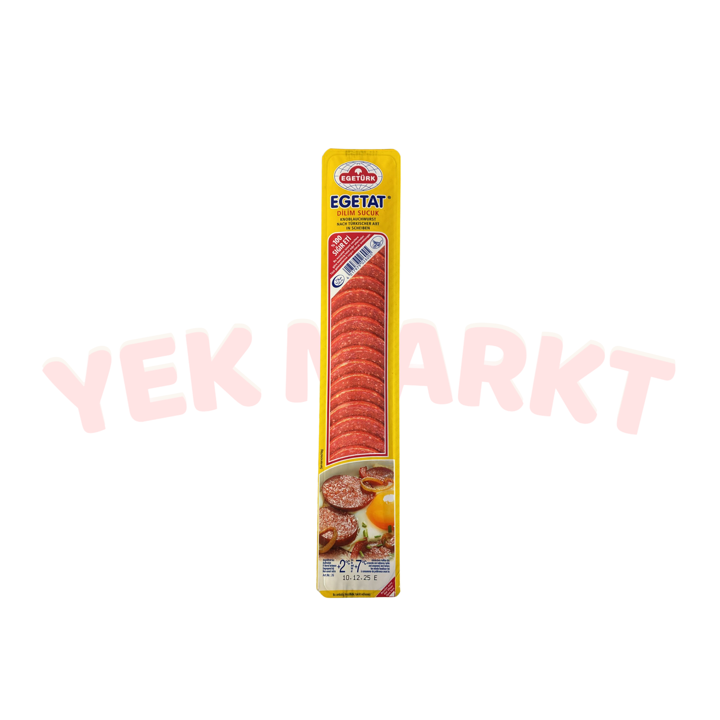 Egetürk Knoblauchwurst nach türkischer Art, in Scheiben - Egetürk Egetat Dilim Sucuk 200g