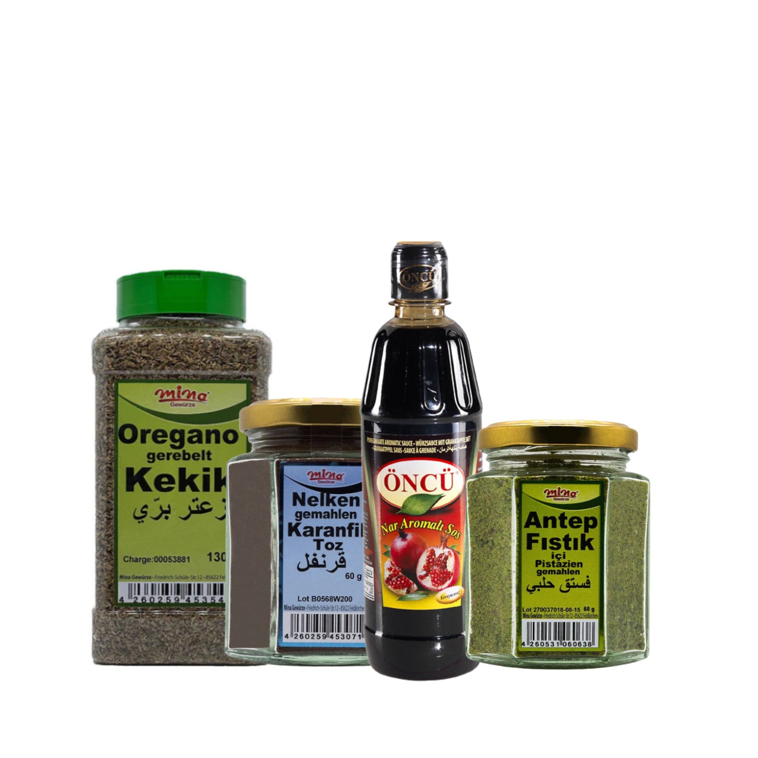 Gewürze, Öl & Soßen