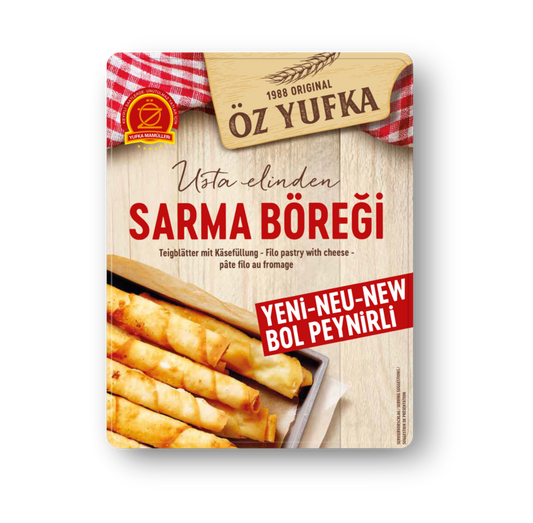 Öz Sarma Böregi - Öz Teigblätter mit Käsefüllung