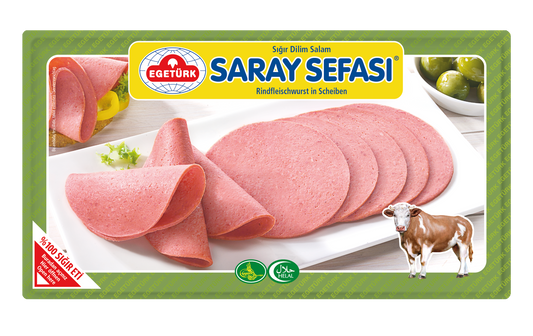 Egetürk Rindfleischwurst in Scheiben - Egetürk Dilim Saray Sefasi