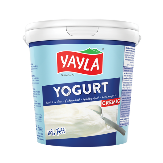 Yayla Sahnejoghurt nach türki­scher Art (10% Fett) 1kg - Yayla Süzme Yogurt 10%, 1Kg