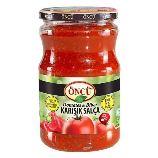 Öncü Gemischtes Tomaten- und Paprikamark 700 g - Karışık Salça 700 g