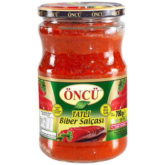 Öncü Süße Paprikapaste 700 g - Tatlı Biber Salçası 700 g