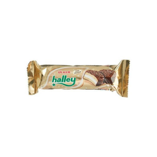 Ülker Halley – Doppelkeks mit Marshmallow und Schokoladenüberzug