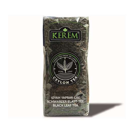 Kerem Ceylon Tee – Schwarzer Blatt-Tee aus Sri Lanka (Pure Leaf, 500g)