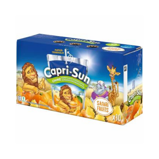Capri-Sun Safari Fruits – Fruchtgetränk im 10er Pack (10x200ml)