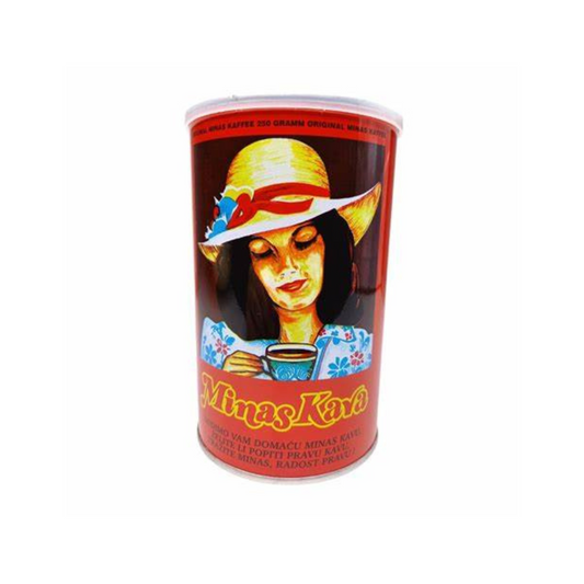 Minas Kava – Traditioneller Mokka-Kaffee aus dem Balkan (250g Dose)
