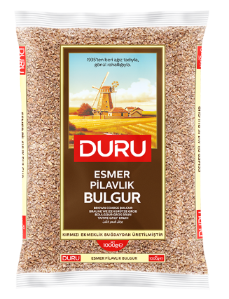 Duru Brauner Reis Bulgur 1 Kg - Duru Esmer Pilavlik Bulgur 1 Kg