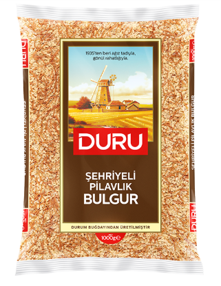 Duru Bulgur mit Fadennudelnreis 1 Kg - Duru Sehriyeli Pilavlik Bulgur 1 Kg
