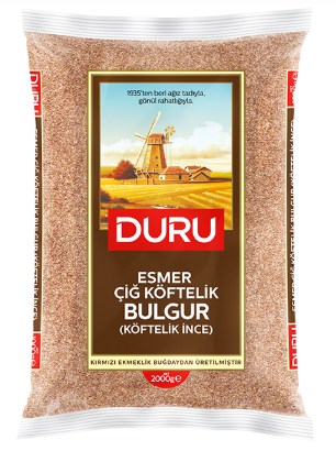 Brauner Feiner Bulgur für Frikadellen (Rohfrikadellen) 1 Kg - Cig Köftelik Bulgur 1 kg