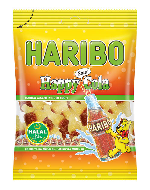 Helal Haribo Sour Cola 100g