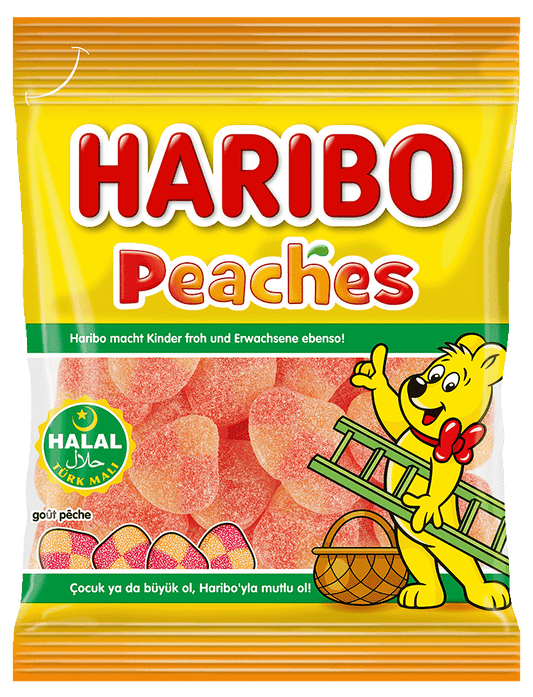 Helal Haribo Peaches 100g