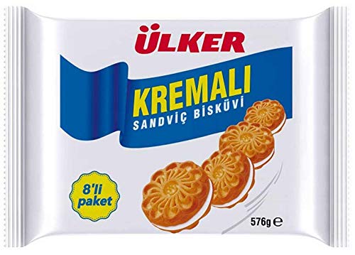 Ülker Kremalı Bisküvi Vanille 10 Packs 1kg –