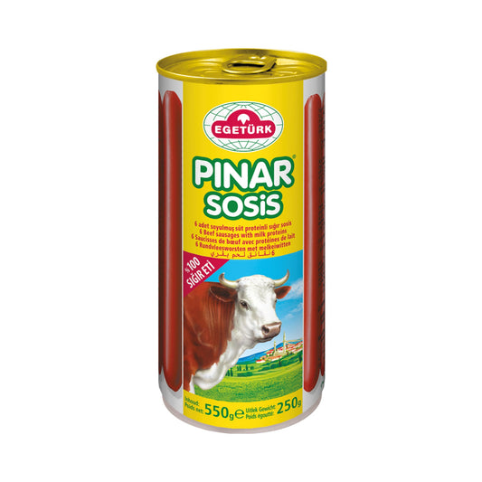 Egetürk Pinar Rindswürstchen 550g - Egetürk Pinar Sosis 550g