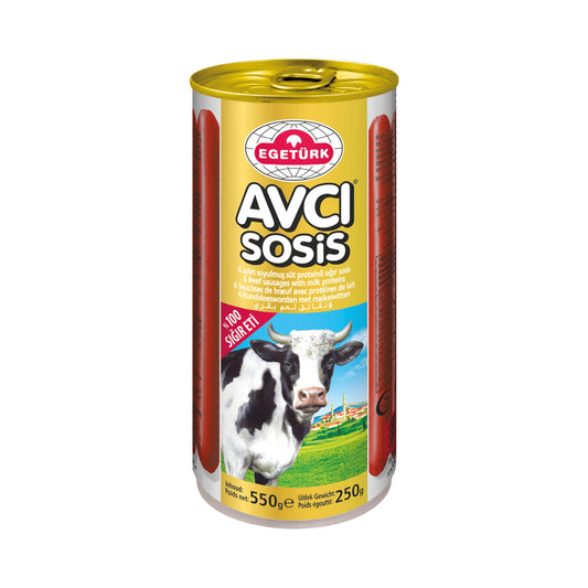 Avcı Würstchen 100 % Rindfleisch - Avcı Sığır Eti Sosis 550g
