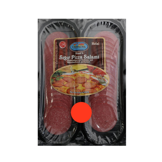 Geräucherte Rindersalami mit Geflügel - Tamtürk Sığır Pizza Salami