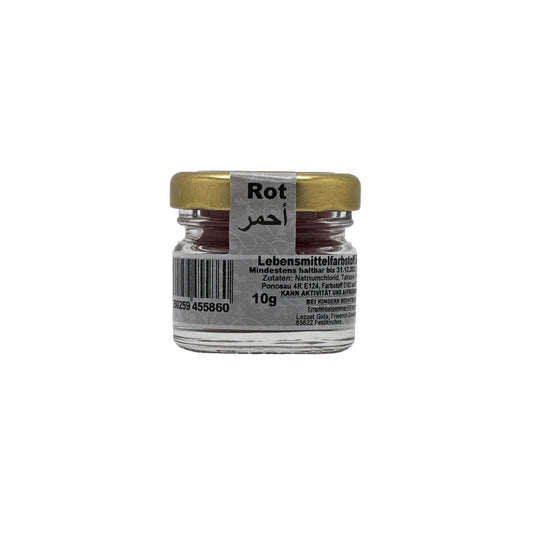 Lebensmittelfarbe Rot – Pulverform (10 g)