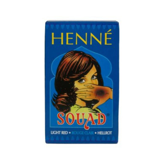 HENNÉ SOUAD – Pflanzenhaarfarbe & Körperkunst-Henna (Hellrot / Light Red)