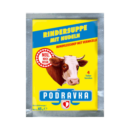 Podravka Rindersuppe mit Nudeln 65g / Podravka Erişteli Dana Etli Çorba 65g