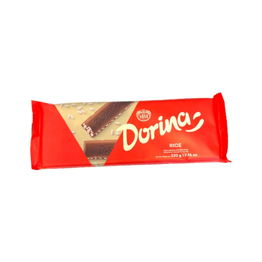 Dorina Rice – Milchschokolade mit Puffreis, 220 g