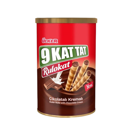 Ülker Rulokat Waffelröllchen mit Schokoladencreme / Ülker Rulokat Çikolatalı Kremalı Gofret