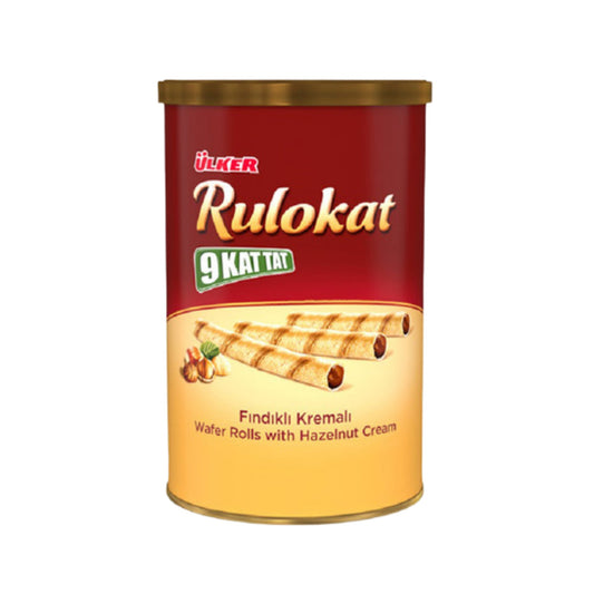 Ülker Rulokat Haselnuss-Waffelröllchen / Ülker Rulokat Fındıklı Kremalı Gofret