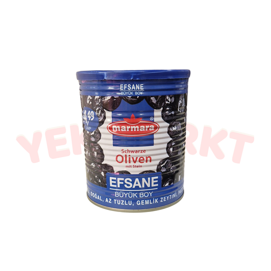 Marmara Antik Gemlik Schwarze Oliven - Siyah Gemlik Zeytin 400g