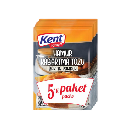 Kent Backpulver 5x10g - Kent Hamur Kabartma Tozu 5 li