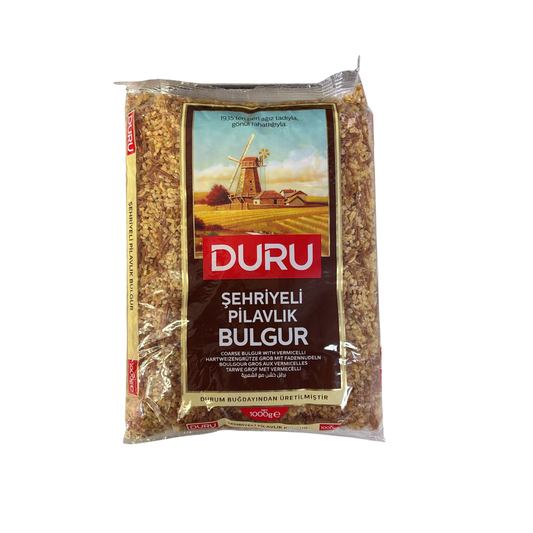 Duru Bulgur mit Fadennudelnreis 1 Kg - Duru Sehriyeli Pilavlik Bulgur 1 Kg