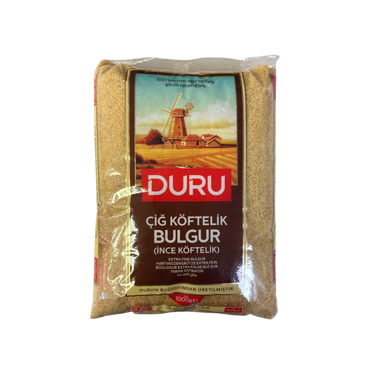 Brauner Feiner Bulgur für Frikadellen (Rohfrikadellen) 1 Kg - Cig Köftelik Bulgur 1 kg
