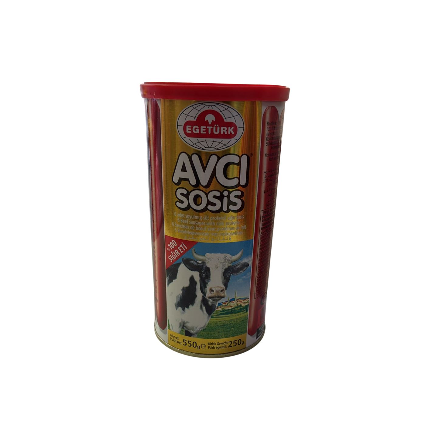 Avcı Würstchen 100 % Rindfleisch - Avcı Sığır Eti Sosis 550g