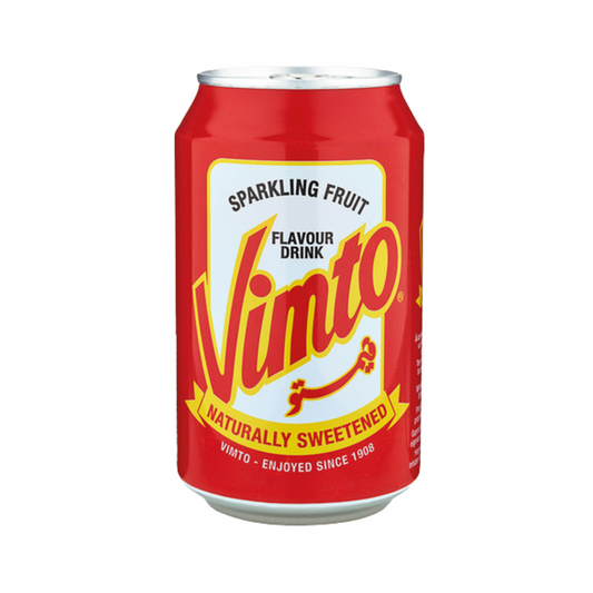 Vimto Sparkling – Fruchtlimonade mit Kohlensäure 330 ml (inkl. Pfand) | Vimto Gazlı Meyve Aromalı İçecek