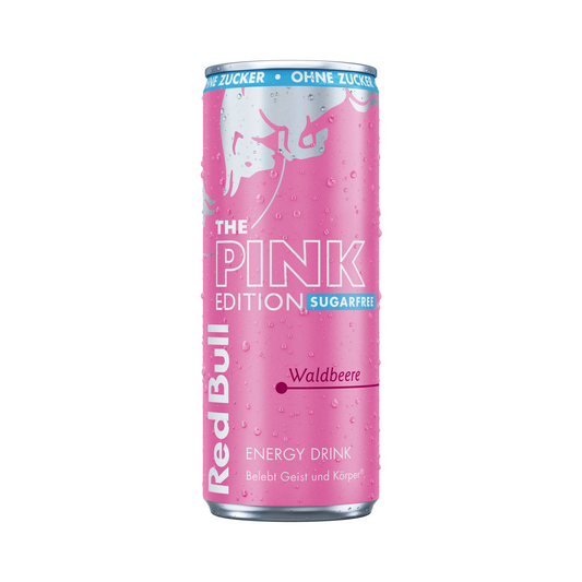 Red Bull Pink Edition – Energy Drink Waldbeere (Zuckerfrei) 250 ml (inkl. Pfand) | Red Bull Pembe (Orman Meyveli) Şekersiz Enerji İçeceği