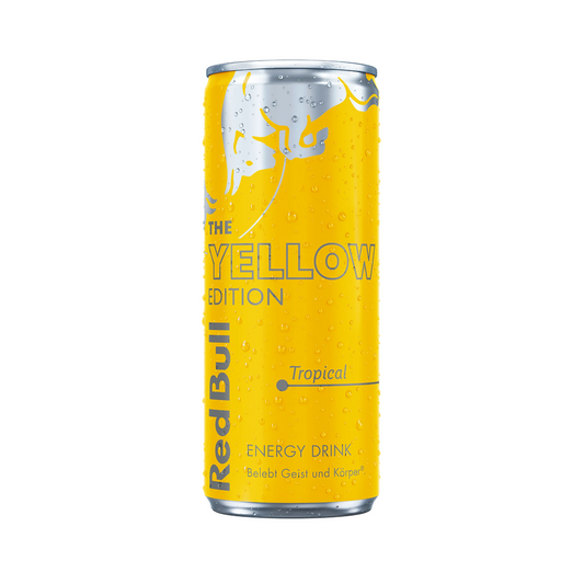 Red Bull Yellow Edition – Tropical Energy Drink 250 ml (inkl. Pfand) | Red Bull Sarı (Tropikal) Enerji İçeceği