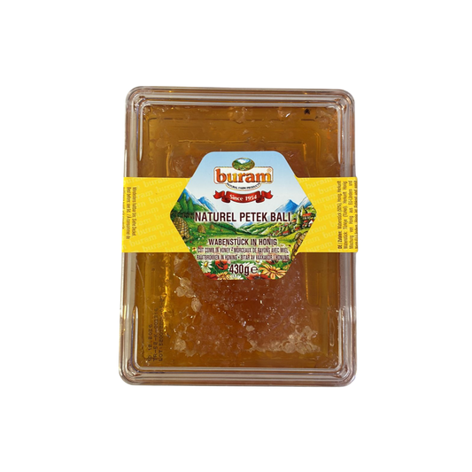 Buram Wabenhonig – Wabenstück in Blütenhonig (250g)