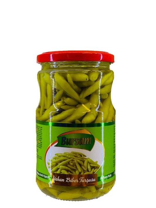 Bursam Eingelegte Chilischoten 720 g - Bursam Yakan Biber Turşusu 720 g