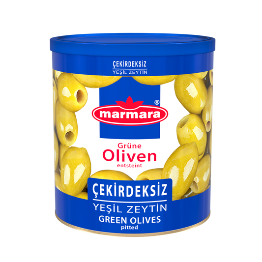 Marmara Grüne Oliven (Entsteint) - Yesil Zeytin Cekirdeksiz 400g