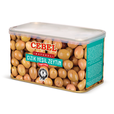 M Kaliber 261-290 Zerkratzte grüne Oliven ca. 700 g