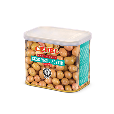M Kaliber 261-290 Zerkratzte grüne Oliven 350 g