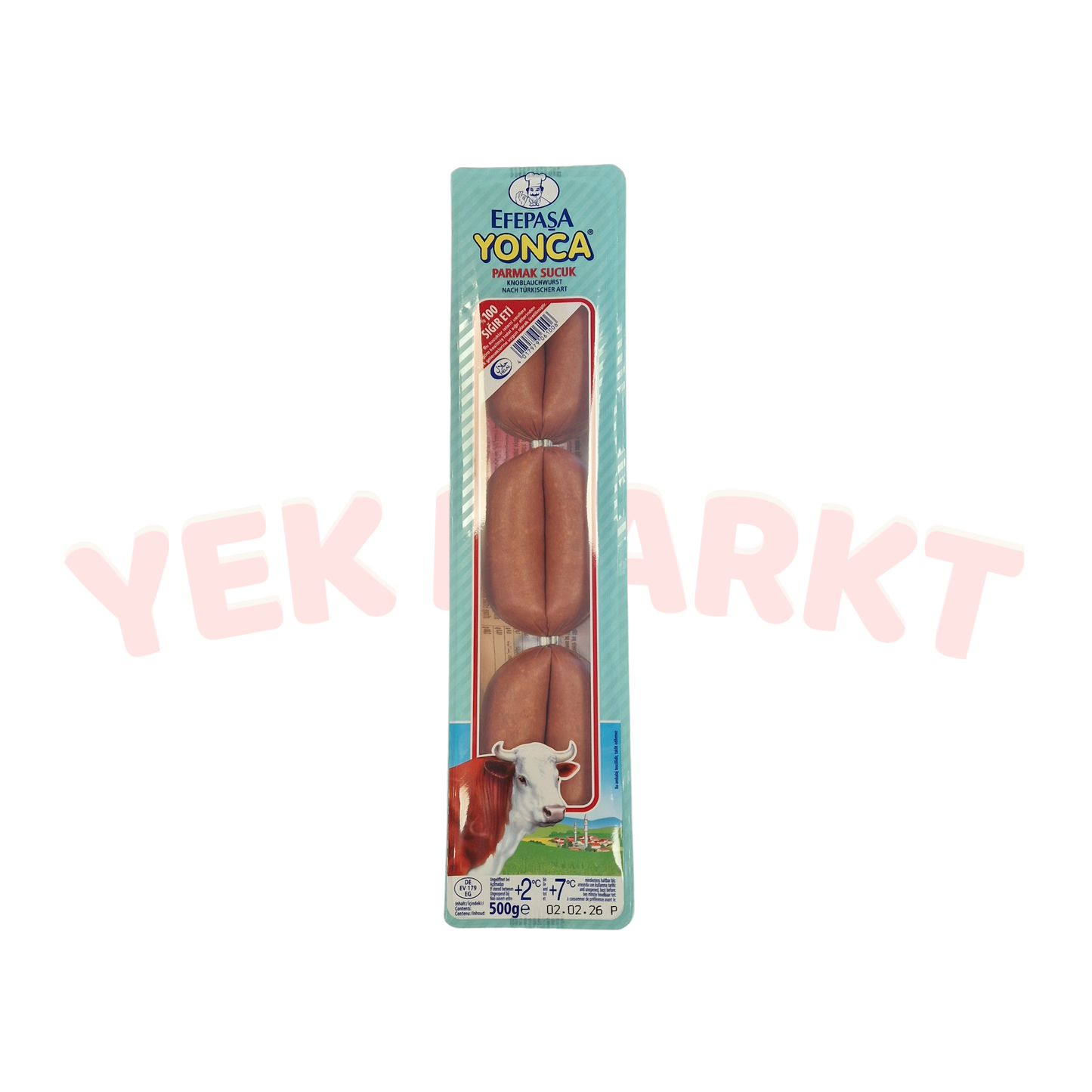 Efepasa Knoblauchwurst nach türkischer Art - Efepasa Yonca Parmak Sucuk 500g